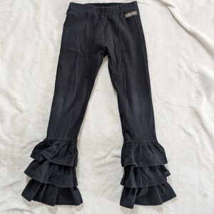 Matilda Jane Black Benny Ruffle Leggings